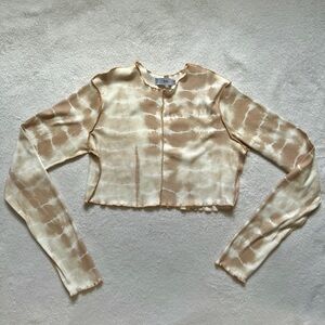 Adika Stitch Tie-Dye Crop Top